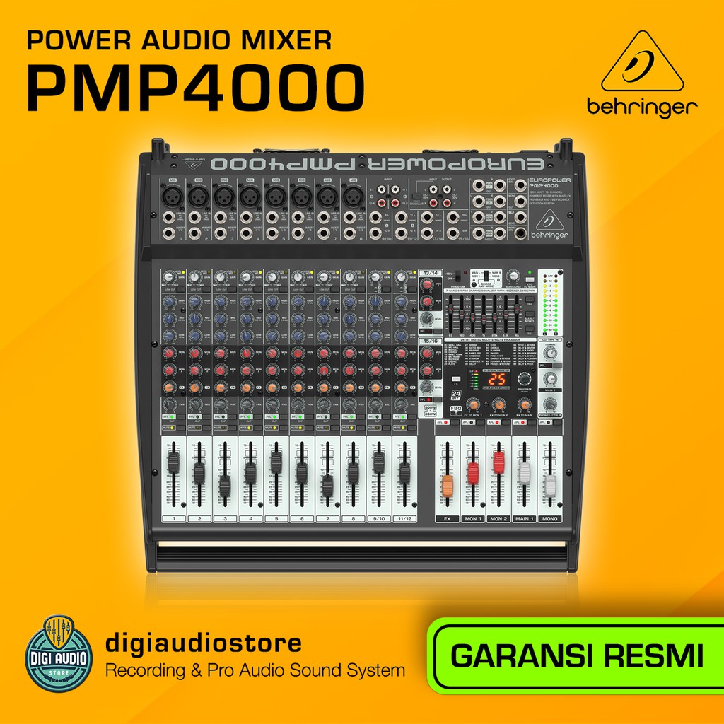 Jual Power Mixer Amplifier Class D 1600 Watt 16 Channel Behringer