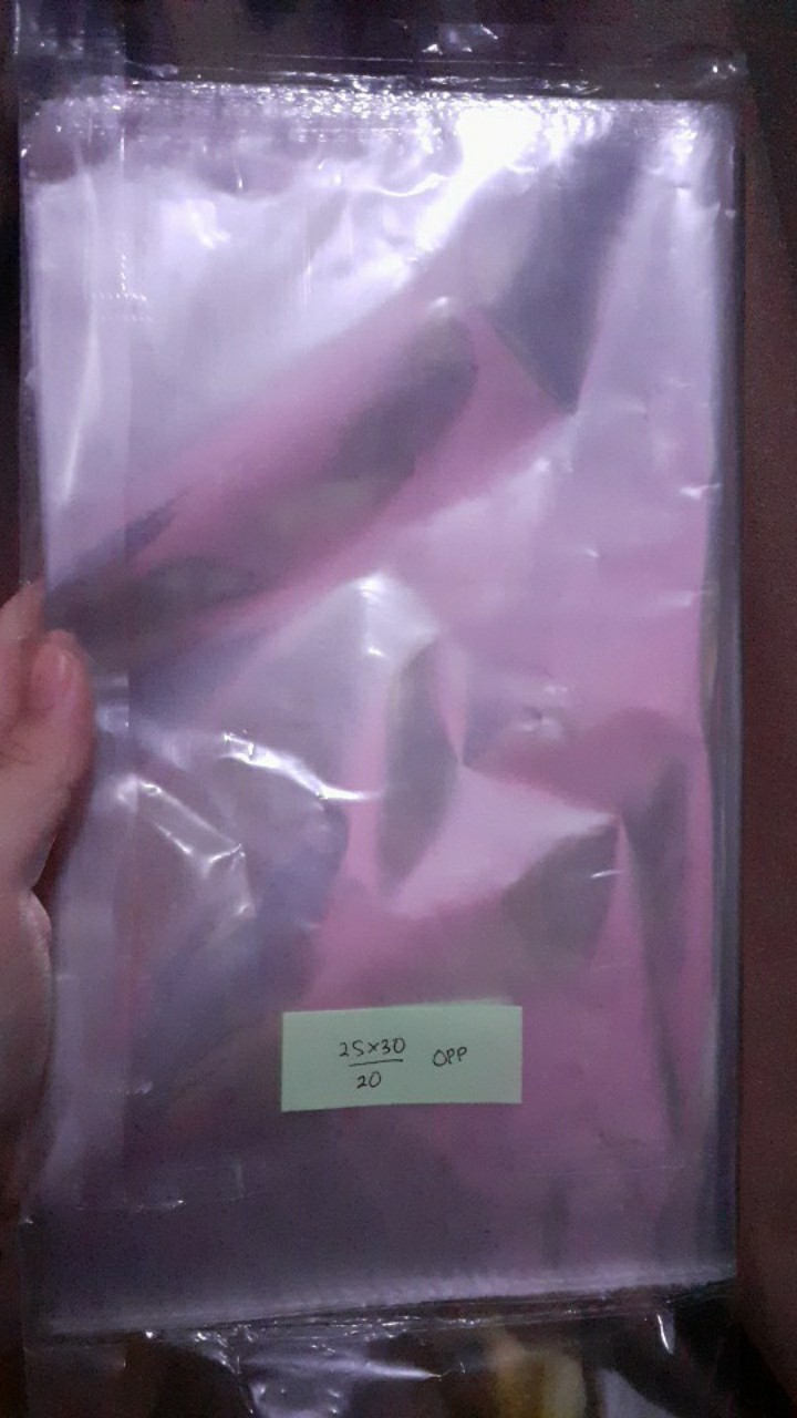 Grosir Plastik Opp  25 X 30 Cm / Per Lembar / Seal / Plastik Onlineshop / Plastik Kemasan