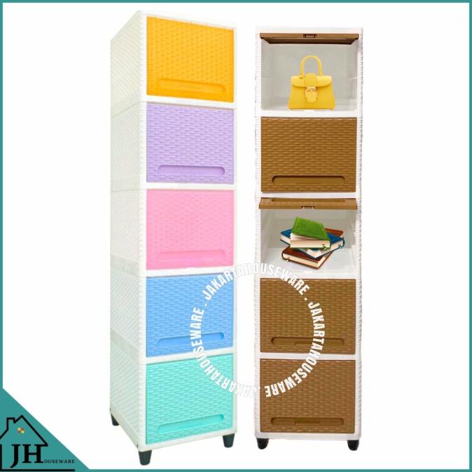 

BIG SALE LEMARI CABINET PLASTIK SERBAGUNA CLUB FLIP SUSUN 5 SINGLE TERBAIK