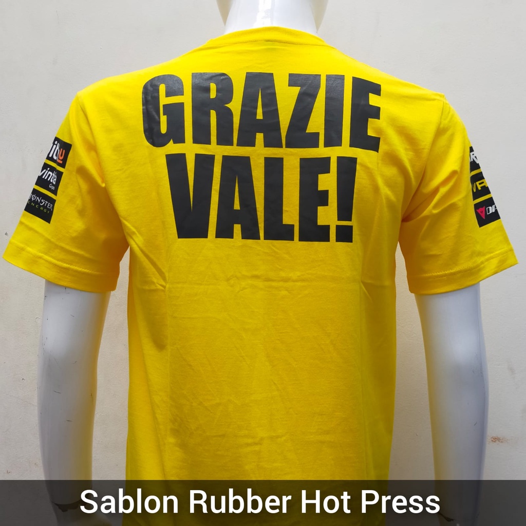 Kaos MotoGP Valentino Rossi Katun Combed Distro Moto GP