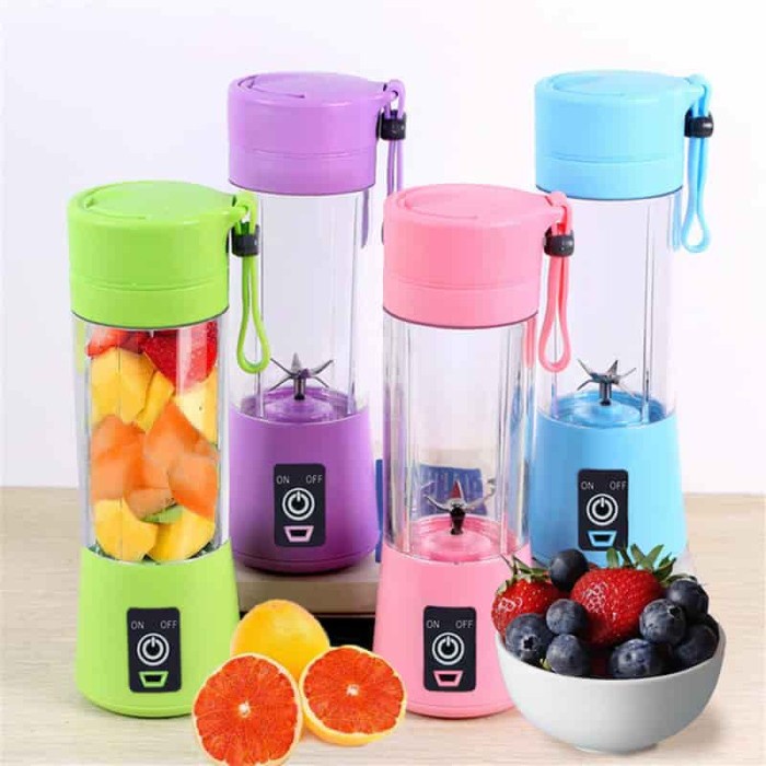 Blender Portable Juice Mini 6 Mata Pisau / Blender Jus Portable Murah