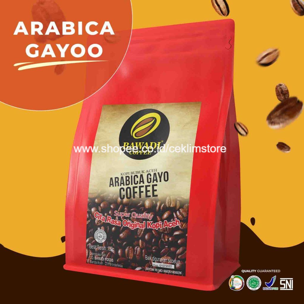 

Kopi Gayo Arabika Bawadi 200 Gr