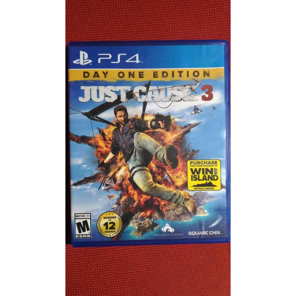 Discon Kaset Game Bd Ps4 Ps 4 Just Cause 3 Jc Playstation 2Nd Bekas Second Berkualitas