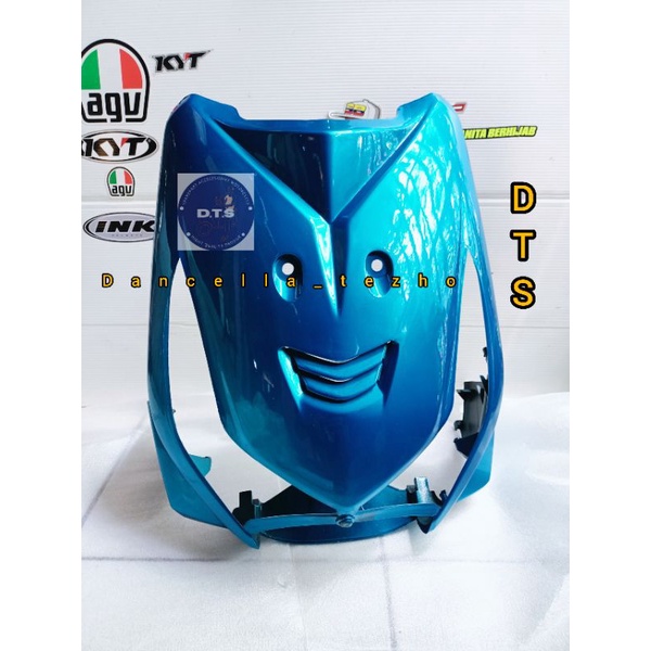 COVER BODY DEPAN BEAT KARBU TAMENG DEPAN NEAT KARBU BEAT LAMA BIRU MUDA