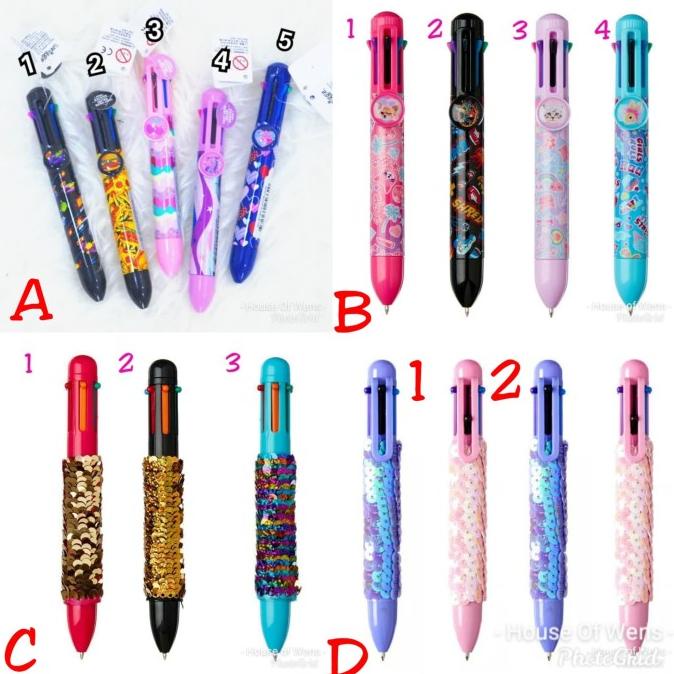 

(COD) SMIGGLE PARTY RAINBOW PEN - PULPEN WARNA SMIGGLE SPECIAL Kode 1370