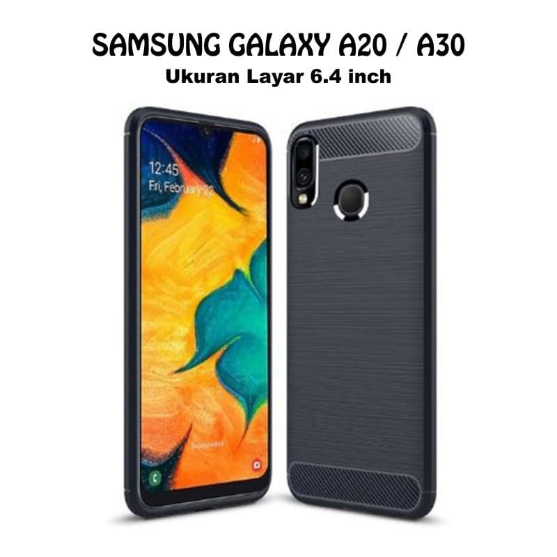 SAMSUNG A50 A50S A30S A20 A30 A70 A70S A80 Silicon Carbon Slim Fit Soft Case Premium