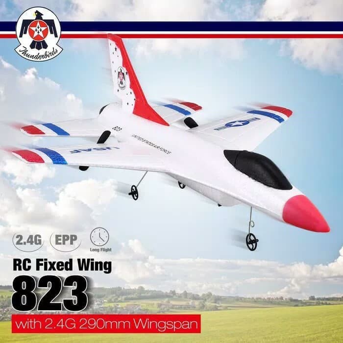 Pesawat Rc - Drone Quapcopter - Drone Blackhawk Pesawat Rc Remote Fx 823 Model Jet Tempur F 16