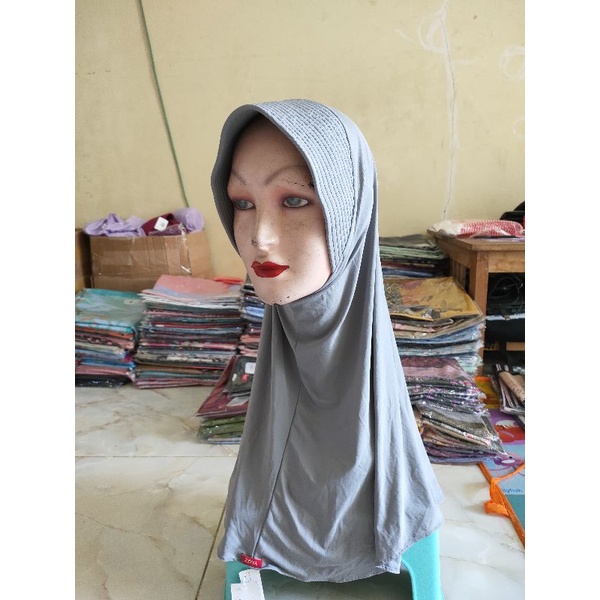 Hijab instan Bergo zoya marsha HB&HL HEIQ-Abu non heiq