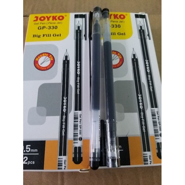 

[1 LUSIN] PULPEN JOYKO GP-330 HITAM 0.5mm BERKUALITAS / PULPEN CAIR / BALLPOINT GEL / PULPEN MURAH BERKUALITAS