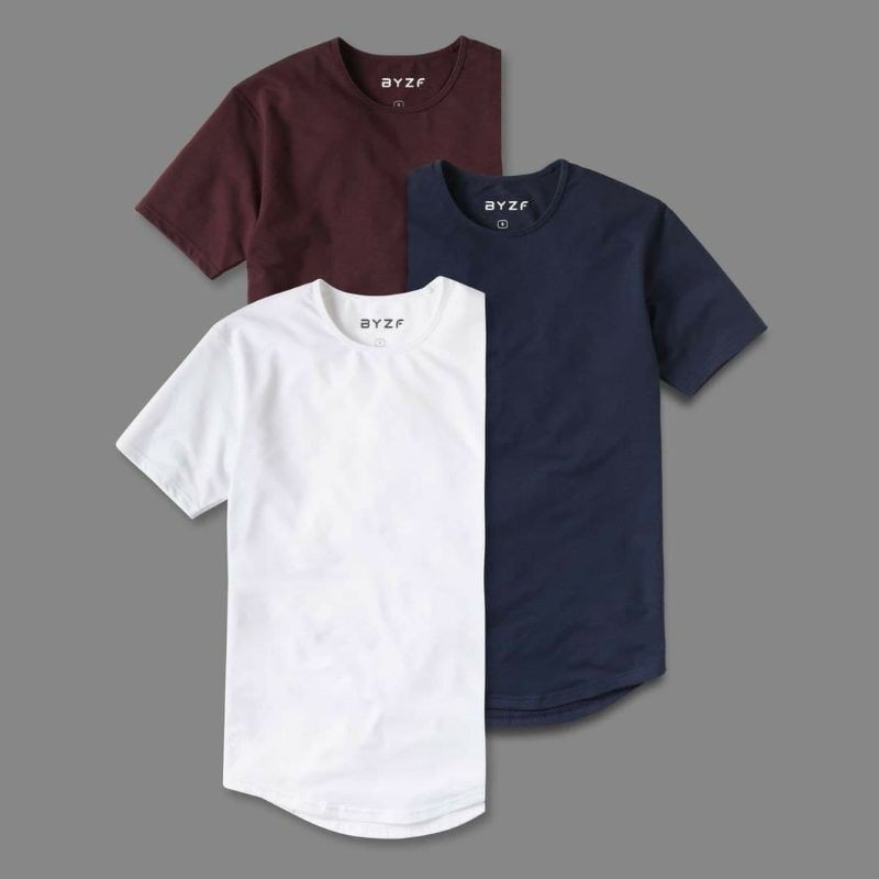 BYZF | DROP CUT LUX T-SHIRT | KAOS POLOS PRIA
