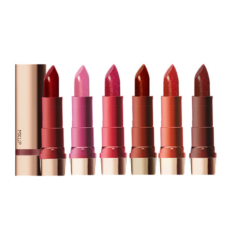Mkup Cosmetic Metallic Lipsticks , Metallic Lipstick , Lipstik Metalik