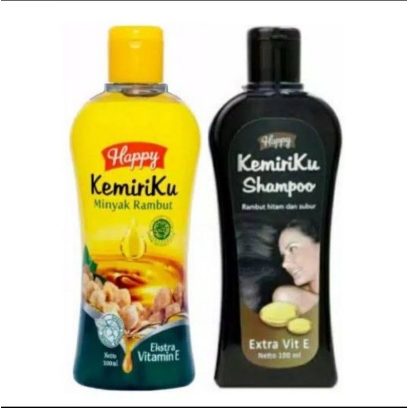 Paket Hemat Shampoo Kemiriku + Vit E 100ml