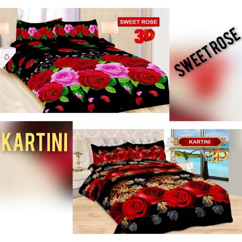 sprei bonita 3D motif Swet rose*Kartini 180x200