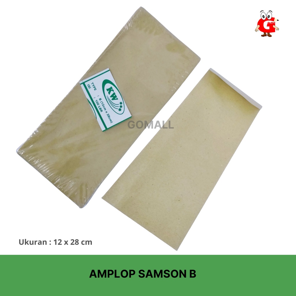 

Amplop Uang / Amplop Cokelat Samson B