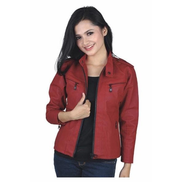 jaket kulit wanita , jaket kulit sintetis wanita , jaket kulit motor wanita