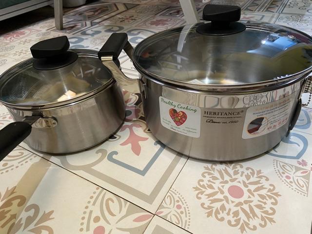 Bima Heritance Classic Saucepan 18 Cm, 2.2l W/ Glass Lid Inox Premium
