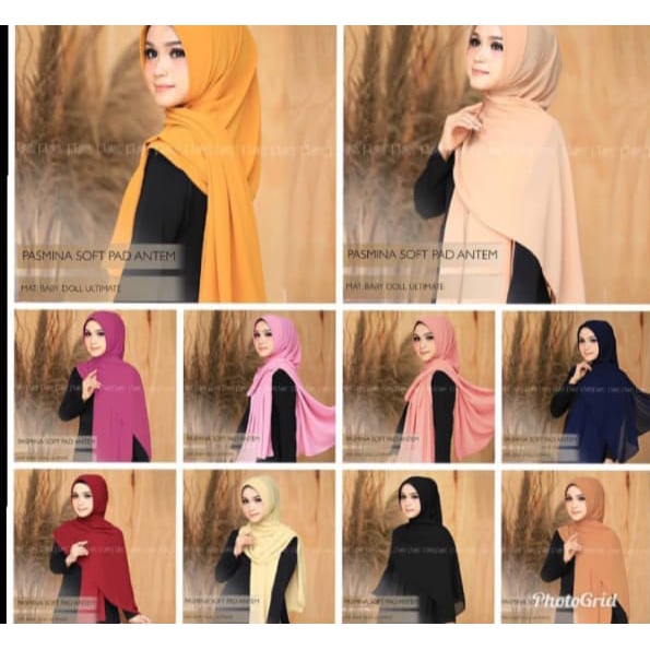 PASHMINA TALI PET TERBARU/PASMINA TALI PET CERUTY/JILBAB PASHMINA