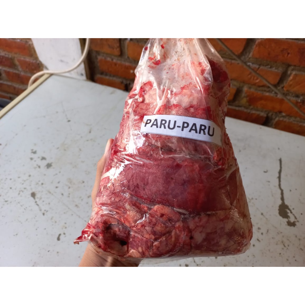 

Paru Sapi 1 Kg Daging Paru Sapi Lokal Segar MT Farm