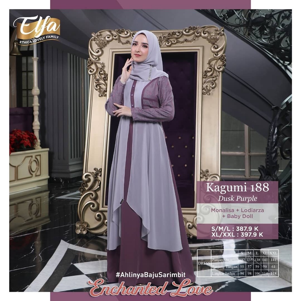 GAMIS TERBARU 2021 ETHICA KAGUMI 188 DUSK PURPLE