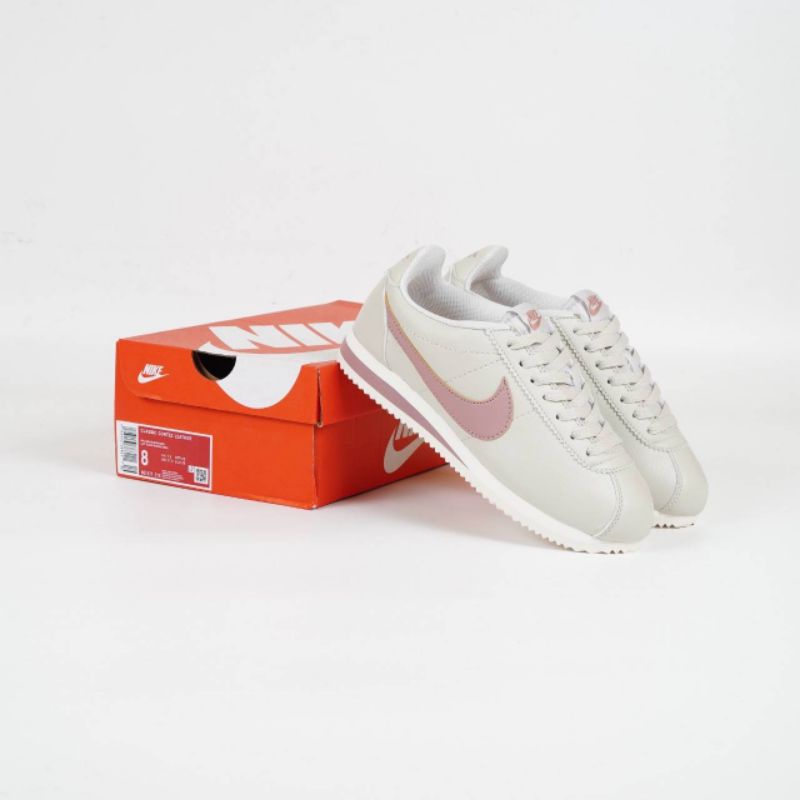 Nike Cortez Classics Leather Light Bone Particle Pink ORIGINAL