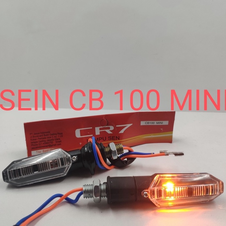 Lampu Riting Motor Sen Mini Model CB 100 Sein LED Mini CB100 Ori CR7