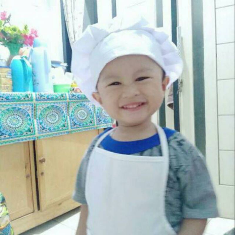 COD topi chef anak/topi chef anak ||1-12thun