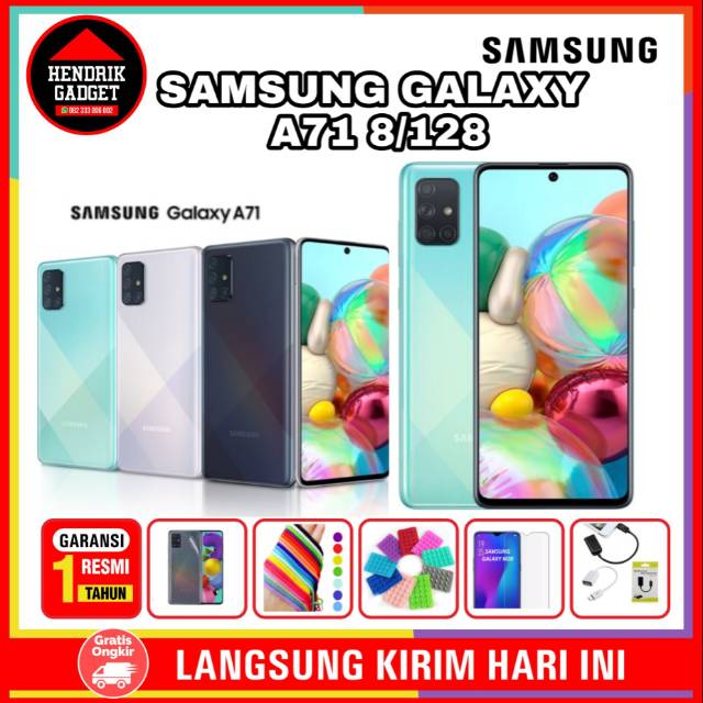 HP SAMSUNG GALAXY A71 RAM 8/128 GB - GARANSI RESMI SEIN RESMI INDONESIA