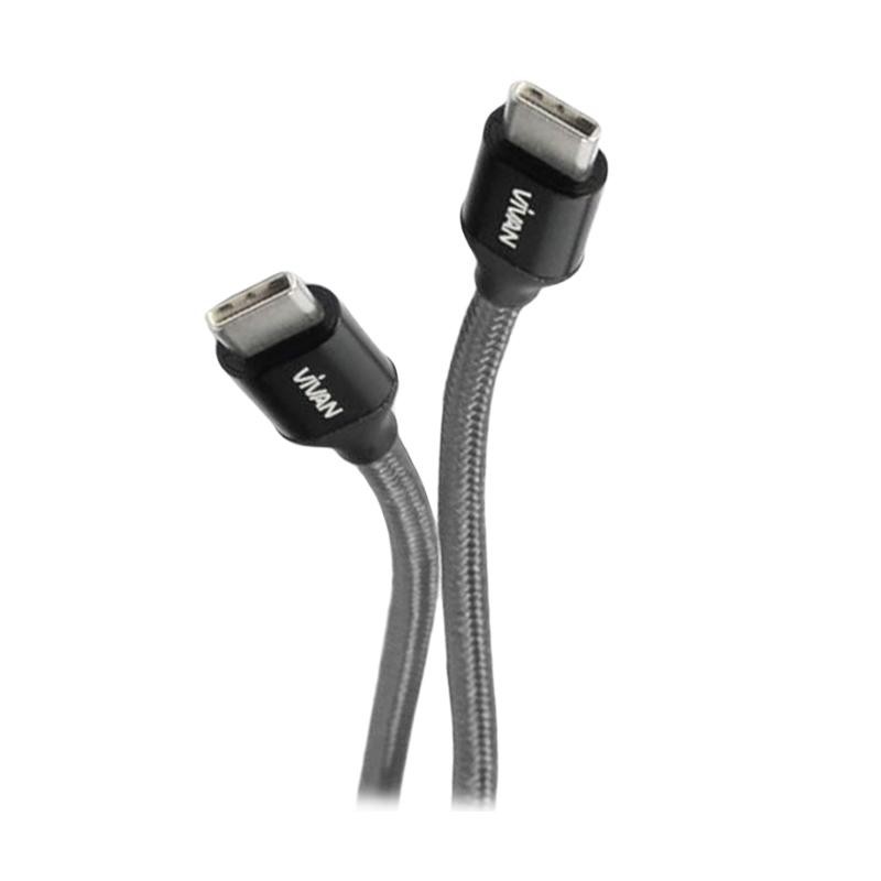 Kabel Data Vivan KCC100 Type-C To Type-C 3A fast Charge