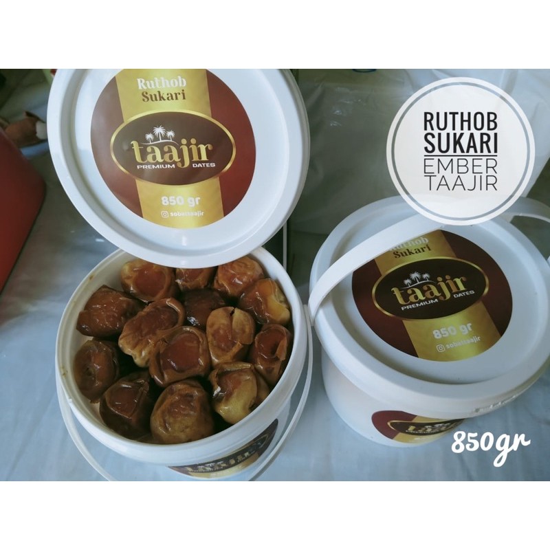

Sukkari Taajir kemasan ember 850gram