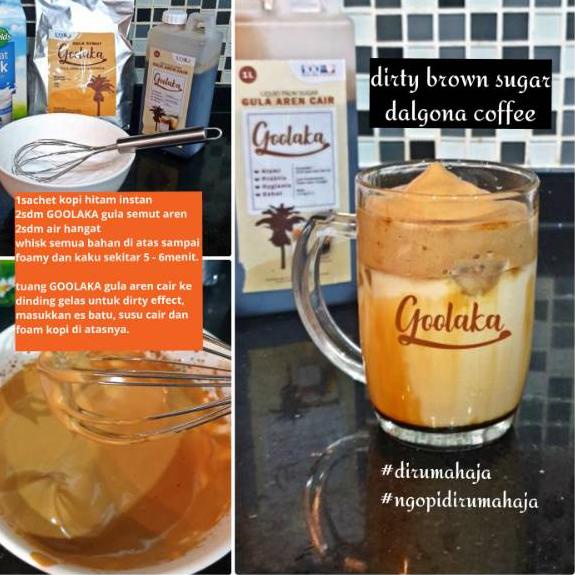 

Model Baru Gula aren cair 1liter brown sugar syrup Goolaka stok 시