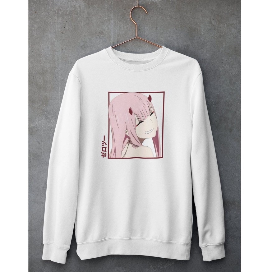 Crewneck Darling in The Franxx Anime Zero Two Manga