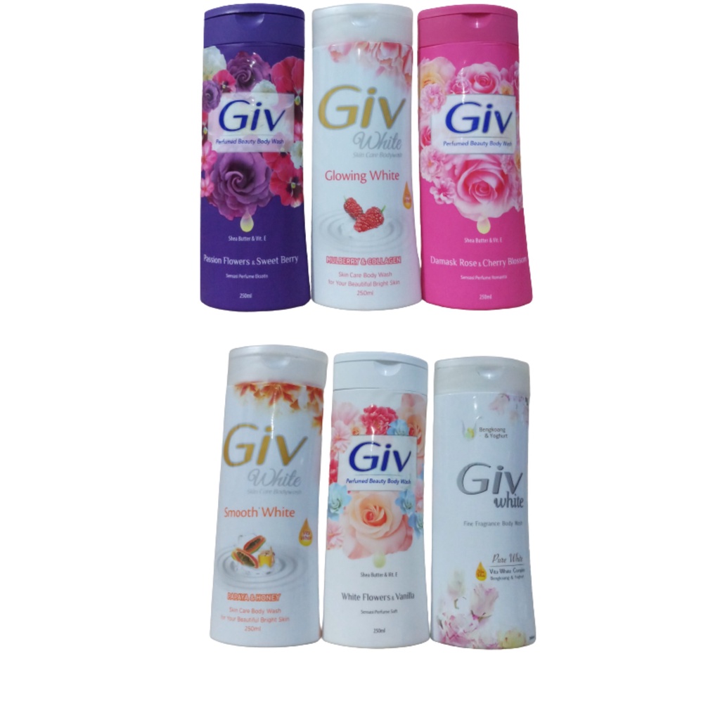 GIV BODY WASH 250ml Botol/centraltrenggalek