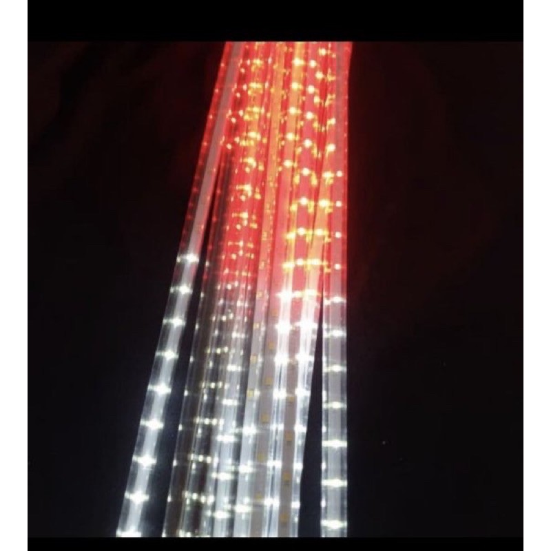 lampu hias meteor lampu hias pohon lampu dekorasi meteor merah putih