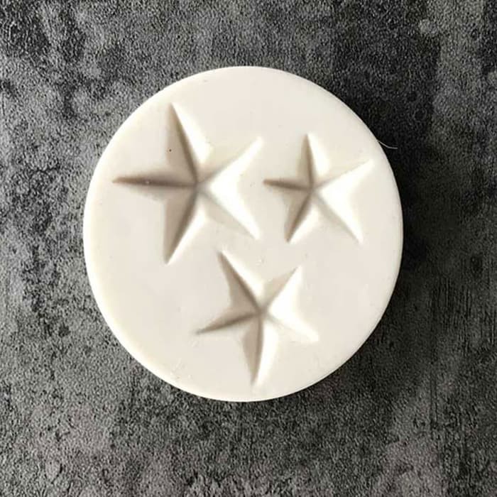 3D Silicon Mold Fondant Cake Decoration - 3 Size Star