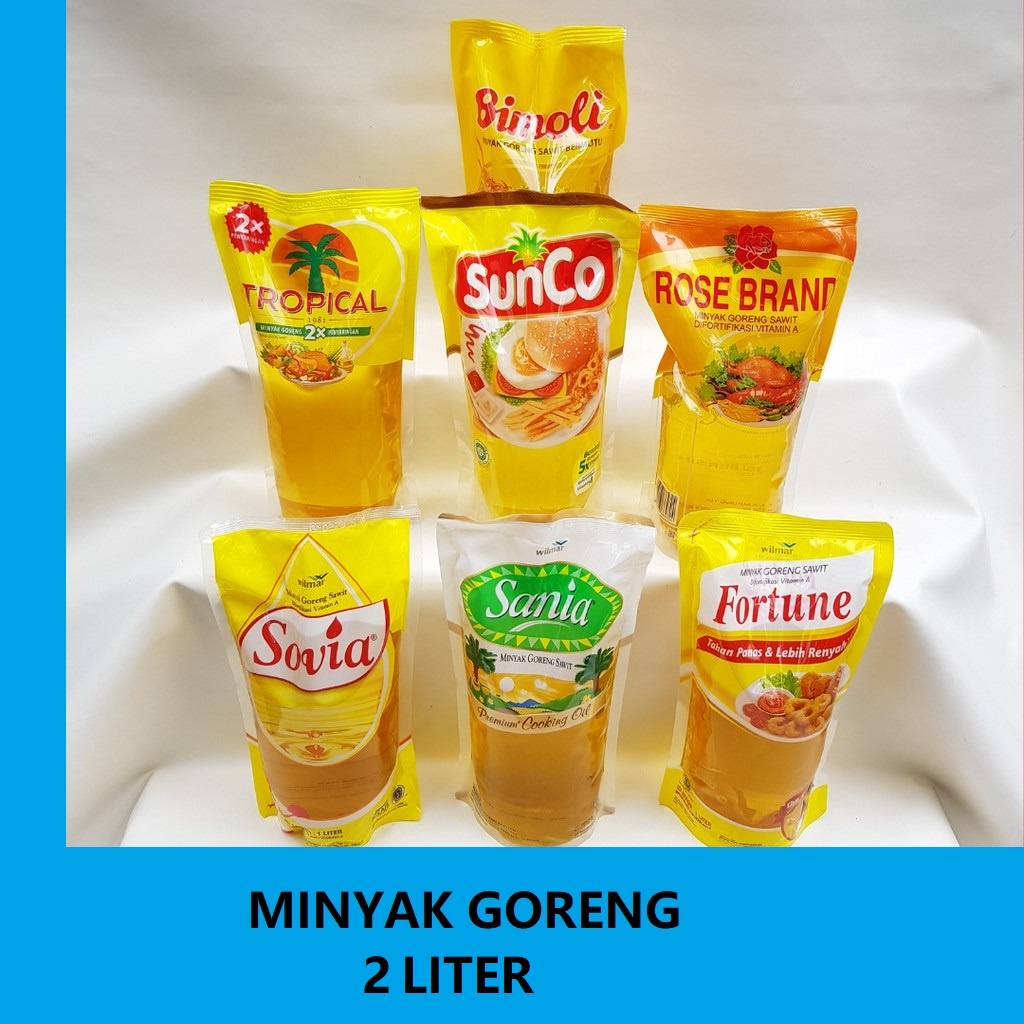 

MINYAK GORENG SEMUA MERK 2 LITER