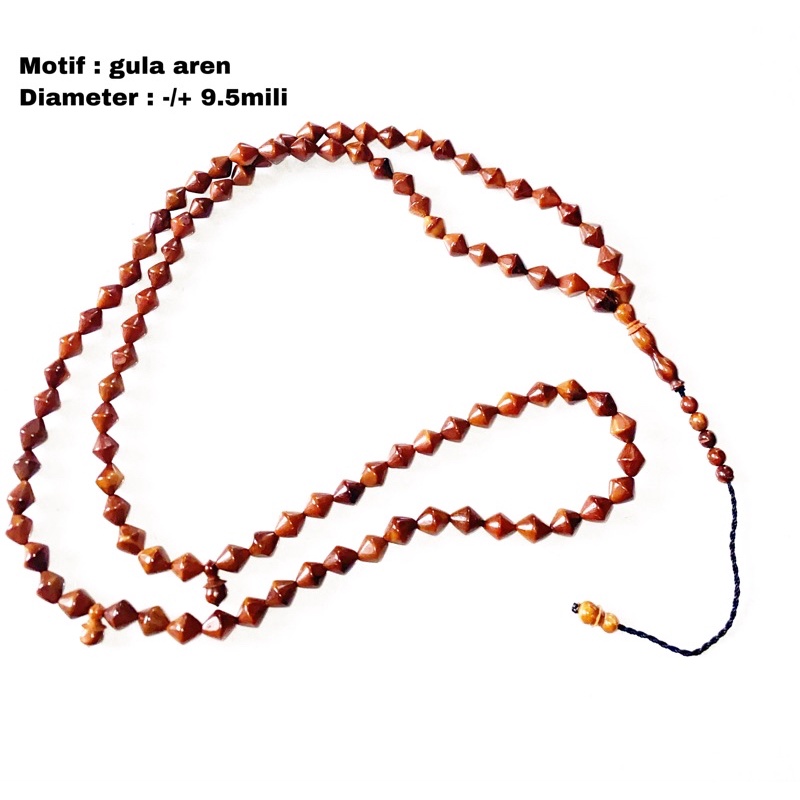 TASBIH WAJIK / GULA MERAH / GULA AREN UKURAN BESAR HARGA MURAH