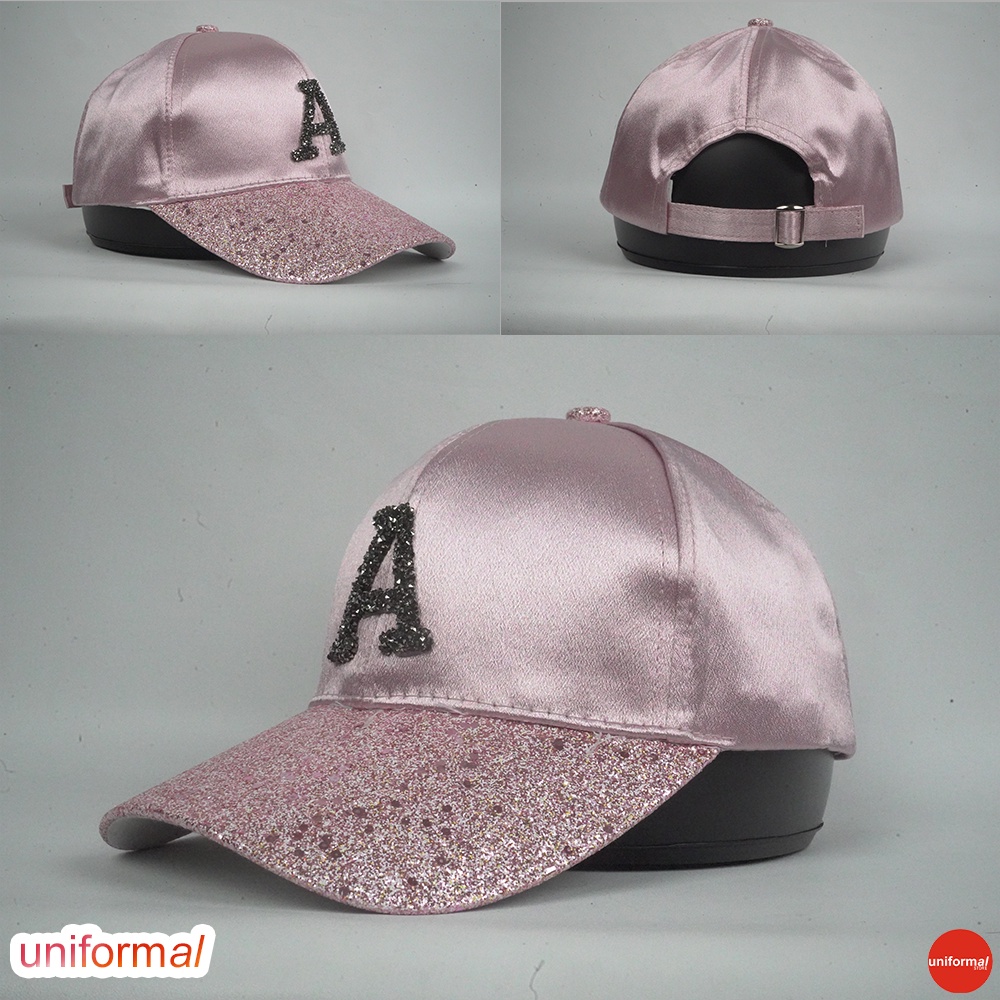 Topi Wanita Topi Fashion Gaya Jepang Korea Wanita Topi Baseball Bisbol Besbal Import Impor Motif Kupu Kupu Manik Manik Original Produk HIGH QUALITY