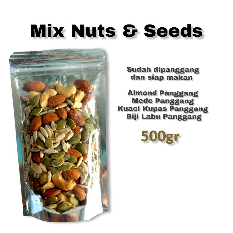 

MIX NUTS & SEEDS 500GR BALIKPAPAN - KACANG CAMPUR