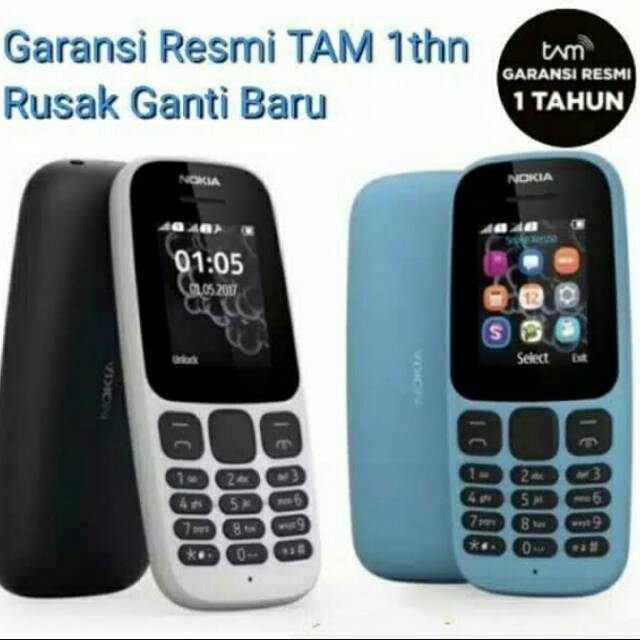 NOKIA 105 | GAYA JADUL MESIN TERBARU GARANSI TAM