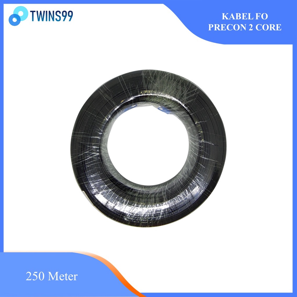 KABEL PRECON 2 CORE 250 meter Dropcore FO Fiber Optik