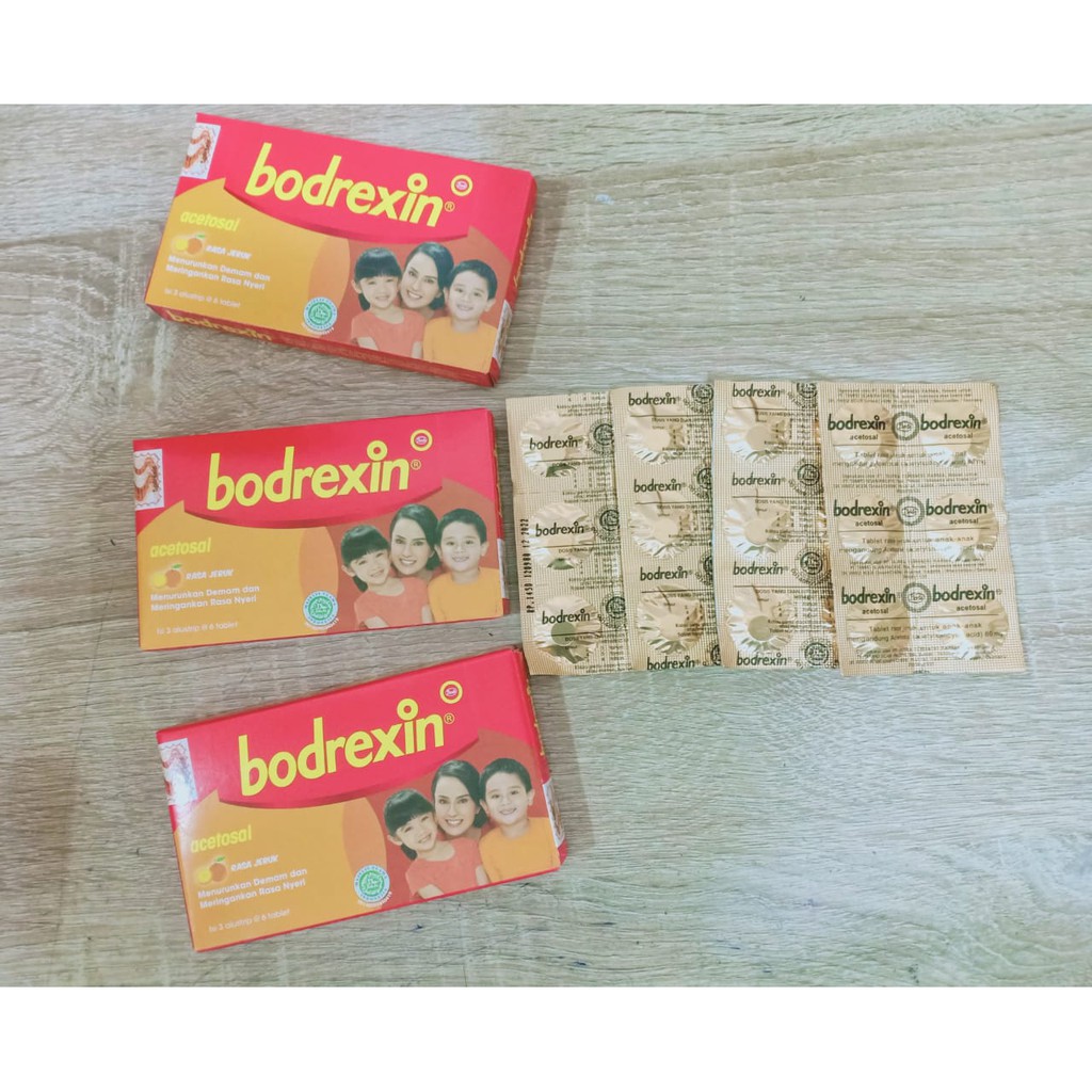 BODREXIN 80 MG 18 TABLET - 1 BOX