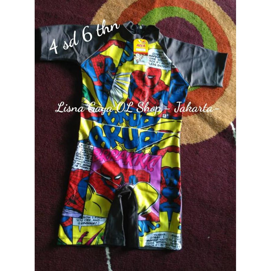Diskon Baju Renang Anak Laki-Laki Minion & Boboiboy Terbaru