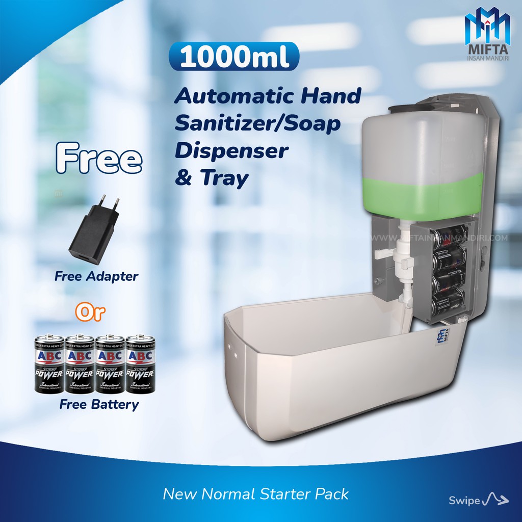 DISPENSER HAND SANITIZER OTOMATIS / DISPENSER HAND SANITIZER OTOMATIC / SOAP DISPENSER [1000ml]