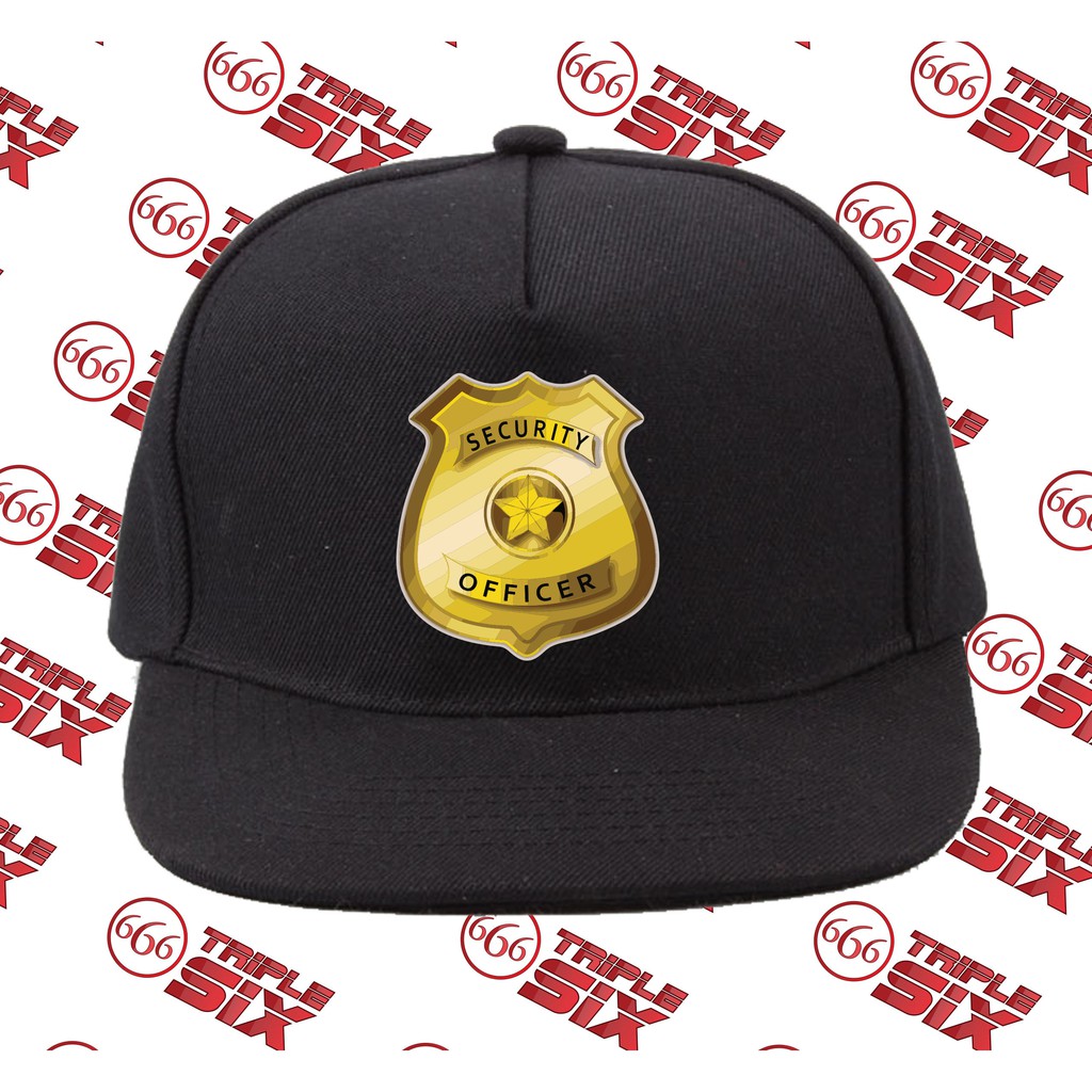 Topi Snapback Cotton Security keren Sekuriti