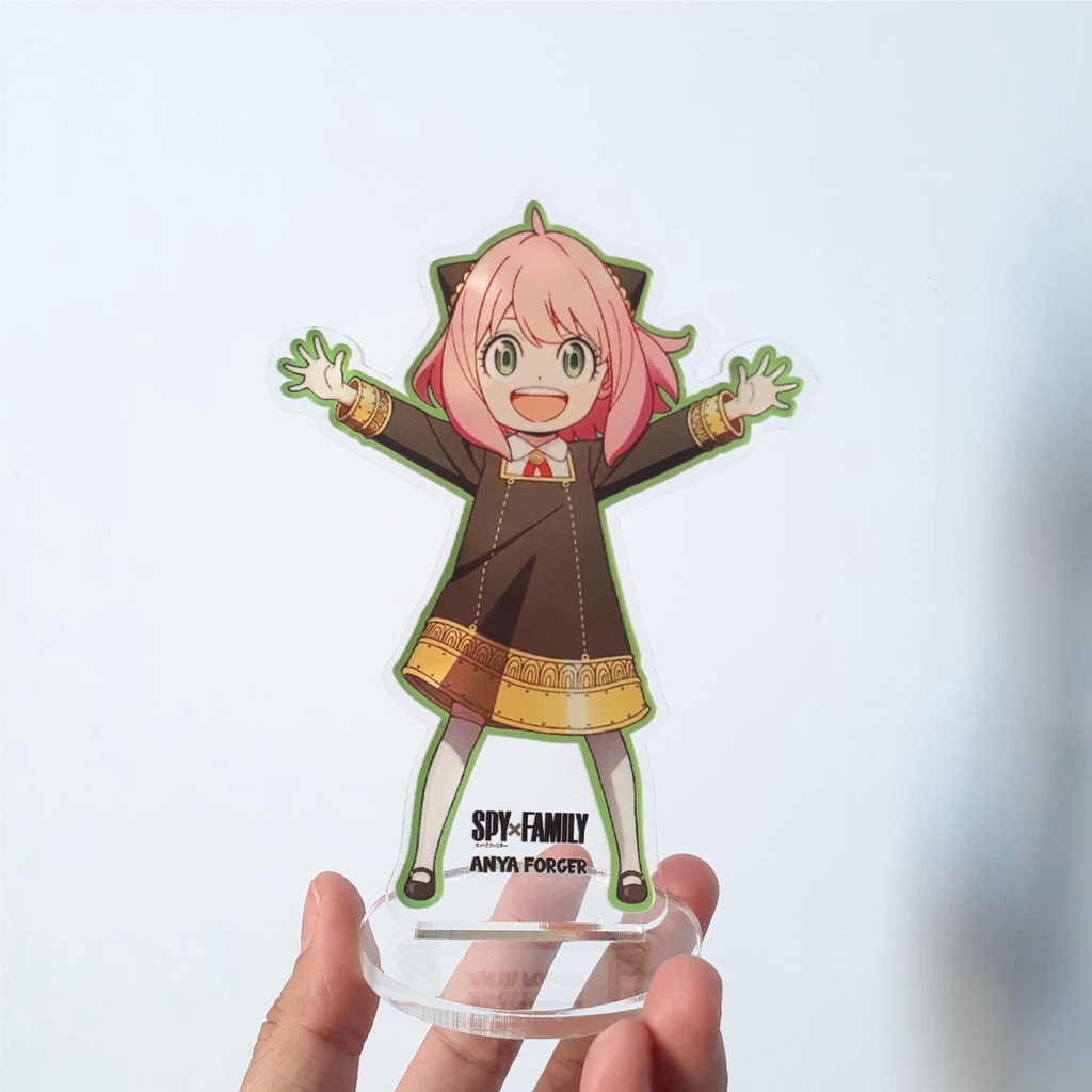 stand figure Spy family akrilik anya forger loid forger yor forger
