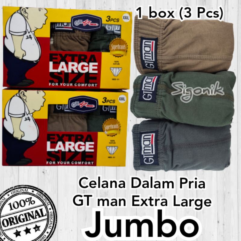 CD Celana Dalam Pria Dewasa Cowok Remaja GT Man XXXXL 4XL 5L Big Size JUMBO Original