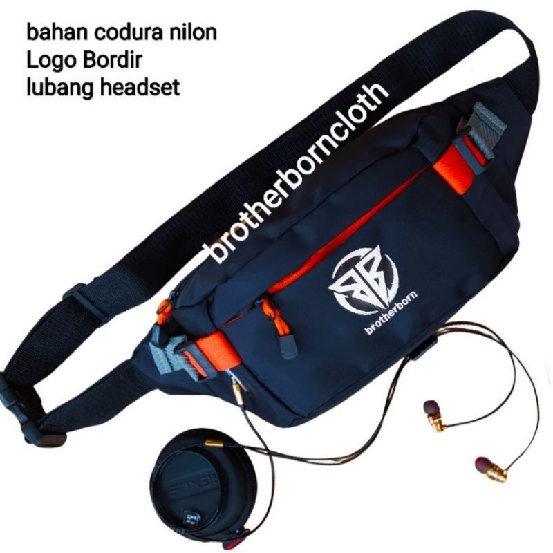 Waistbag pria gaul Alfi bag Premium