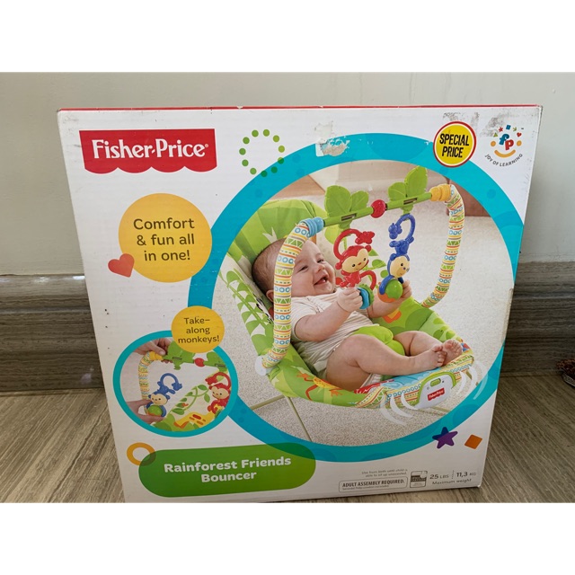 fisher price rainforest baby bouncer