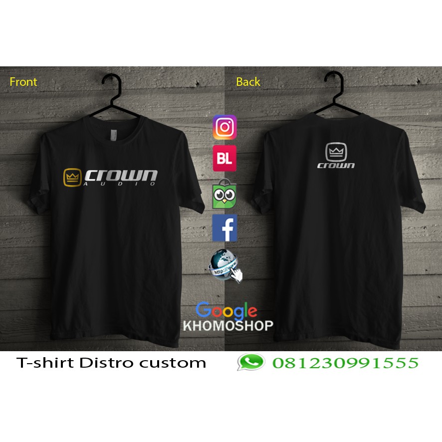 kaos crown audio musik