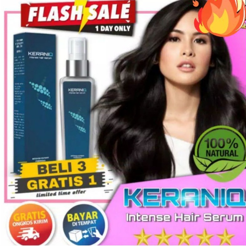 KERANIQ intense Hair Serum Obat Penumbuh Rambut Keraniq Asli Original BPOM Atasi Rambut Rontok